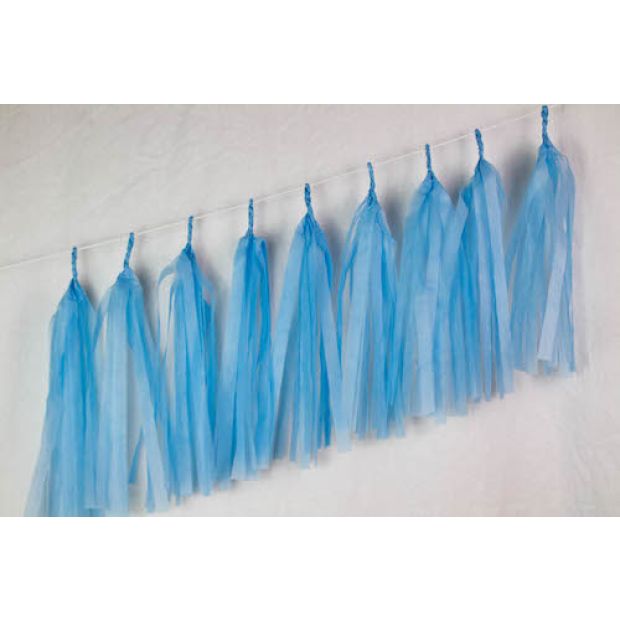 Balloon Tassels - Baby Blue