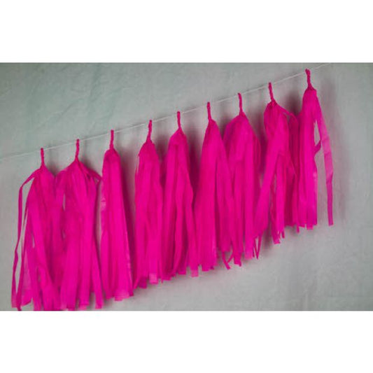 Balloon Tassels - Hot Pink