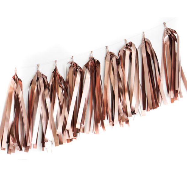 Balloon Tassels - Rose Gold