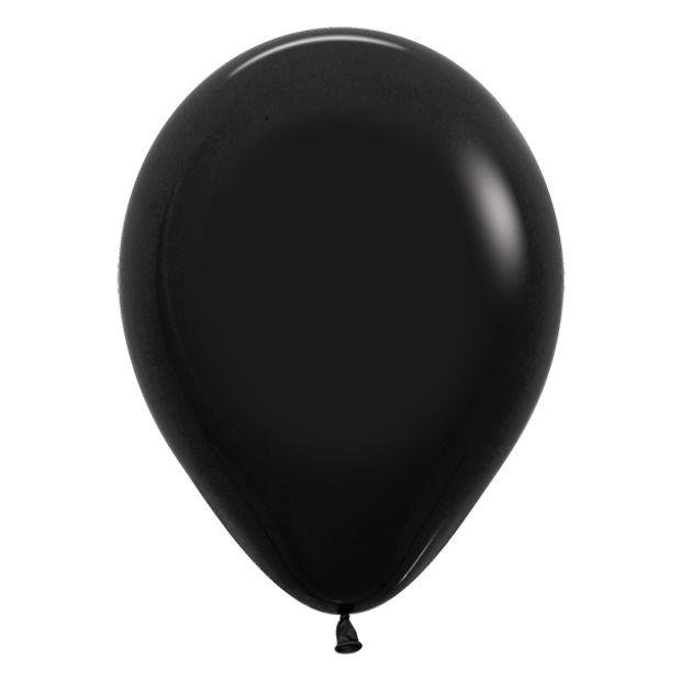 Sempertex Fashion Black Balloon 30cm