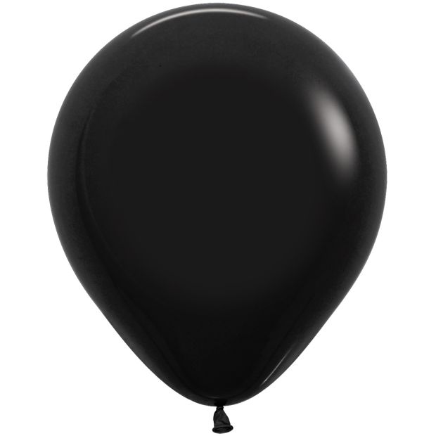 Sempertex Fashion Black Balloon 45cm