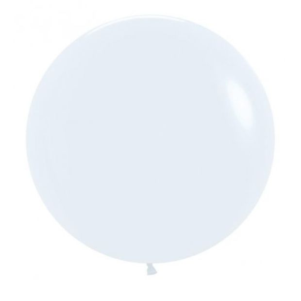 Sempertex Fashion White Balloon 60cm