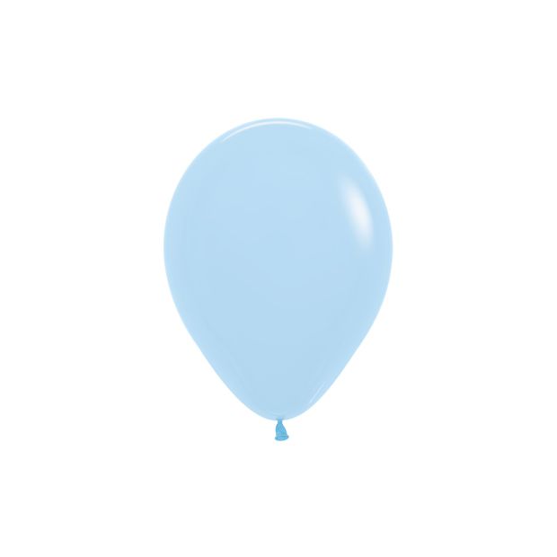 Sempertex Pastel Matte Blue Balloon 12cm