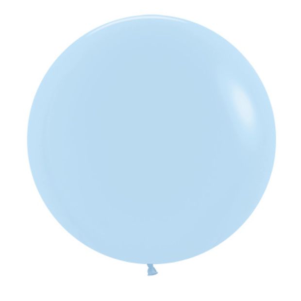 Sempertex Pastel Matte Blue Balloon 60cm