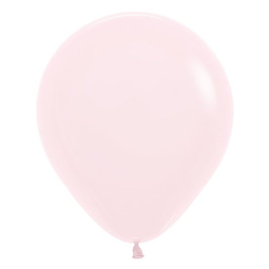 Sempertex Pastel Matte Pink Balloon 45cm